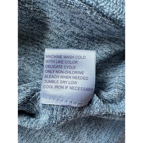 Te' Verde Blue Cowl Neck Pullover Large - Picture 7 of 8